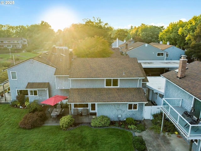 530 N Hayden Bay Dr, Portland, OR 97217 - view from above of property