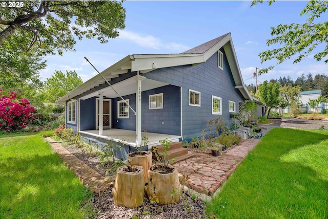 1296 W Central Blvd, Coquille, OR 97423 - view of property exterior with a yard