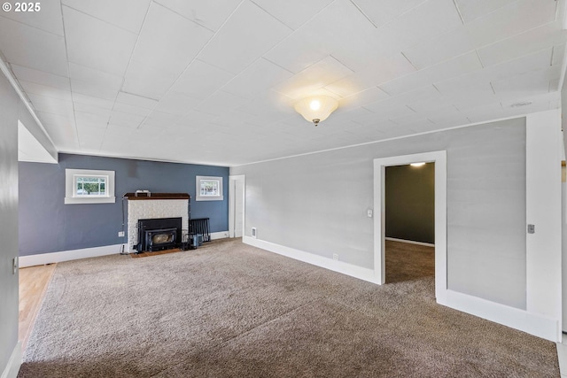 1296 W Central Blvd, Coquille, OR 97423 - unfurnished living room with carpet floors and baseboards