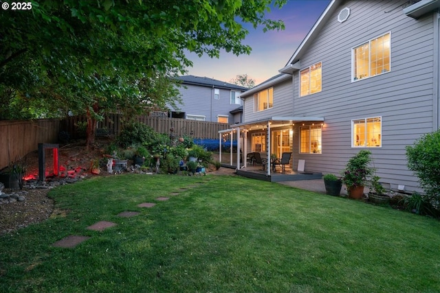 5277 Landon St, Salem, OR 97306 - rear view of house with a patio
