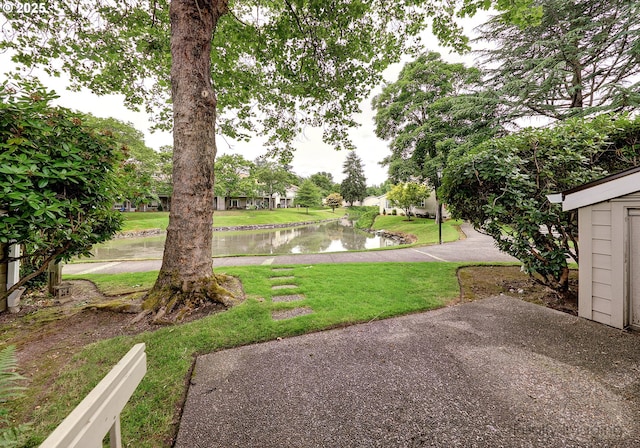 13775 SW Scholls Ferry Rd Unit 16, Beaverton, OR 97008 - view of green lawn with a water view