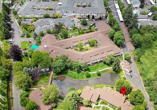 13775 SW Scholls Ferry Rd Unit 16, Beaverton, OR 97008 - aerial perspective of suburban area with a large body of water
