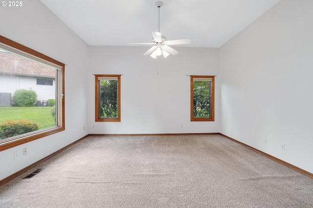 32680 SW Lake Point Ct, Wilsonville, OR 97070 - unfurnished room featuring carpet floors, ceiling fan, and baseboards