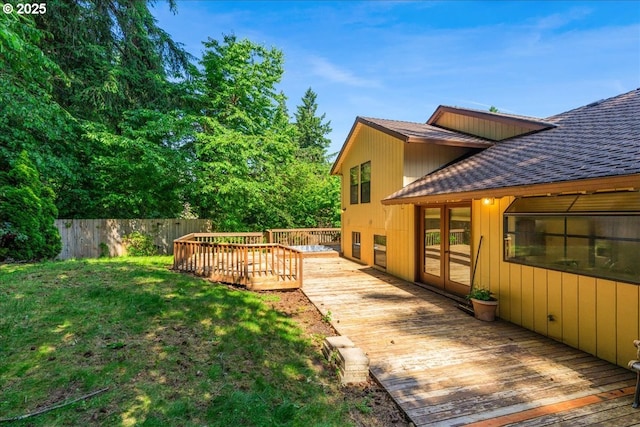 20916 SW Siletz Ct, Tualatin, OR 97062 - view of yard featuring a wooden deck