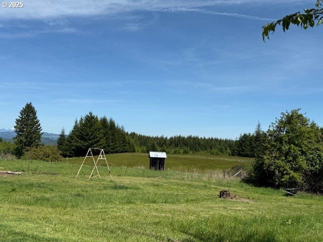65748 Meissner Rd, Deer Island, OR 97054 - view of yard with a view of trees, a view of rural / pastoral area, and an area for soccer