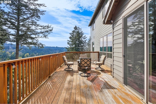view of deck