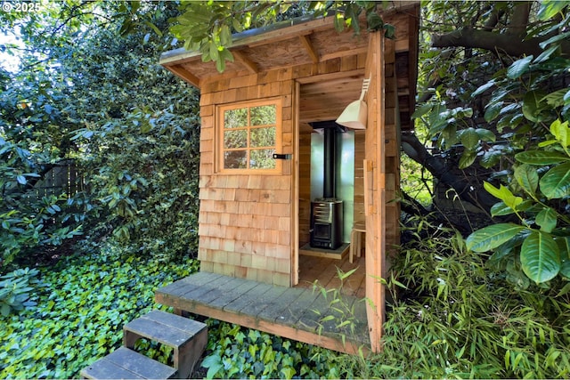 view of outbuilding with an outdoor structure