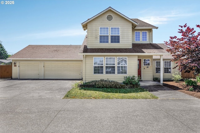 1255 NE 17th Ave, Hillsboro, OR 97124 - traditional home featuring driveway, a shingled roof, and a garage
