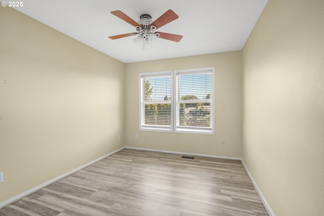 1255 NE 17th Ave, Hillsboro, OR 97124 - spare room featuring light wood finished floors and ceiling fan