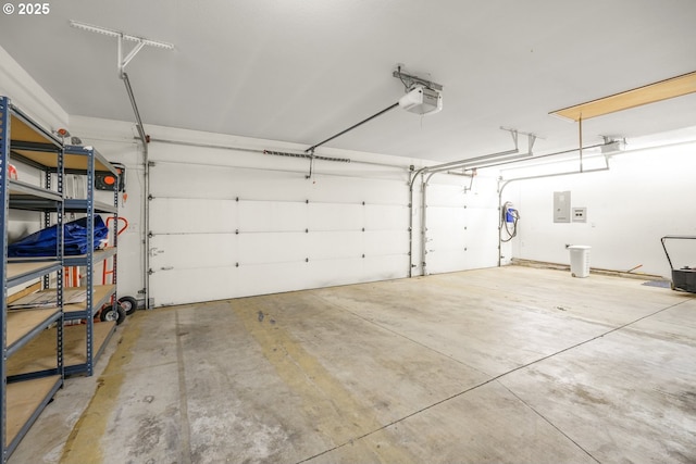 1255 NE 17th Ave, Hillsboro, OR 97124 - garage featuring electric panel and a garage door opener