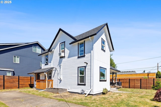 8007 N Hudson St, Portland, OR 97203 - rear view of house featuring board and batten siding