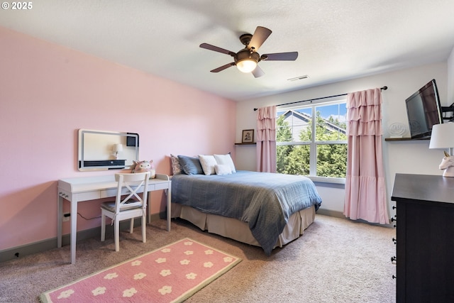 19294 Boulder Run Ct, Oregon City, OR 97045 - bedroom featuring light carpet and a ceiling fan