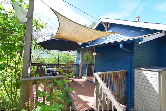 view of deck
