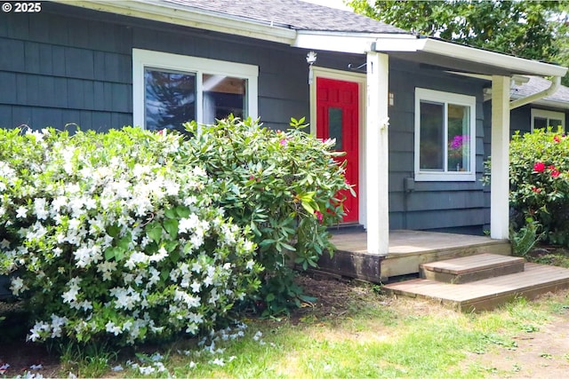 58798 Fairview Rd, Coquille, OR 97423 - entrance to property with roof with shingles