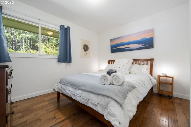 49867 Hills Creek Rd, Oakridge, OR 97463 - bedroom featuring hardwood / wood-style floors and baseboards