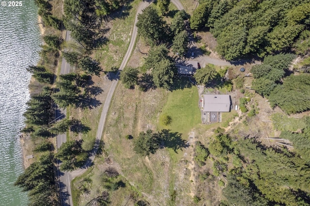49867 Hills Creek Rd, Oakridge, OR 97463 - aerial view featuring a water view