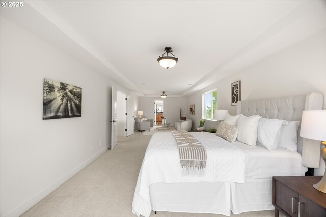12988 NW Tigon Ln, Portland, OR 97229 - bedroom with baseboards and light colored carpet