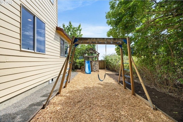 12988 NW Tigon Ln, Portland, OR 97229 - view of yard with a playground