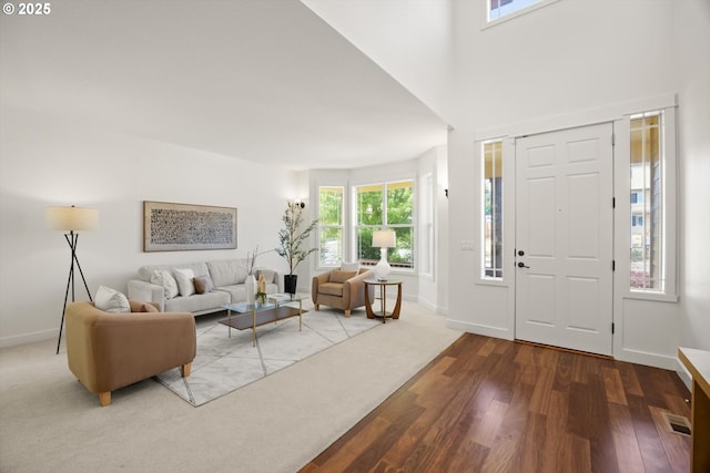 12988 NW Tigon Ln, Portland, OR 97229 - foyer featuring wood finished floors and baseboards