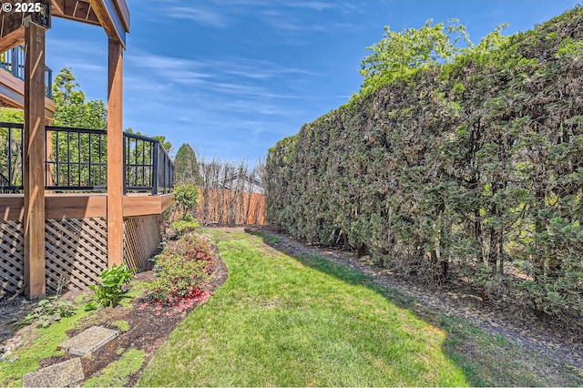 15911 NE 29th Ave, Ridgefield, WA 98642 - view of green lawn with a deck