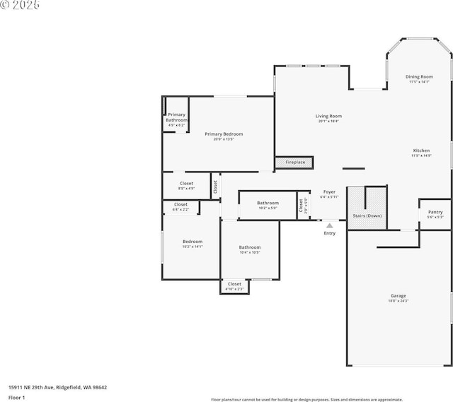 15911 NE 29th Ave, Ridgefield, WA 98642 - view of home floor plan