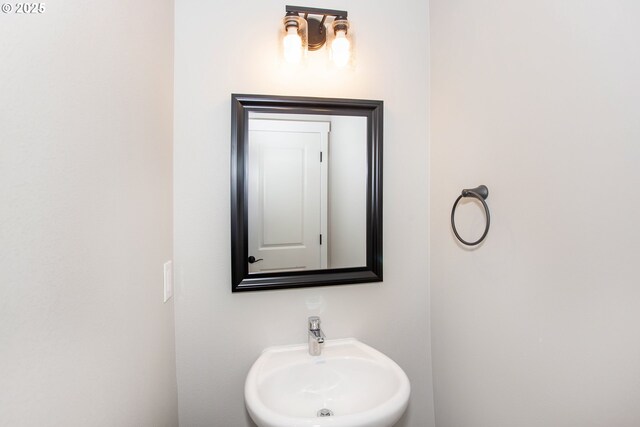 bathroom with a sink