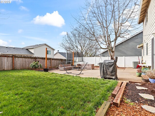 37388 SE Olson St, Sandy, OR 97055 - view of yard with a trampoline and a patio