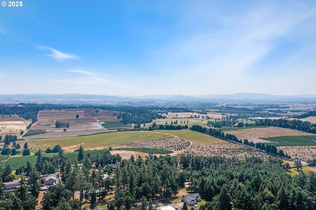 6195 Pear Tree Ln SE, Salem, OR 97317 - aerial view of sparsely populated area with a mountainous background