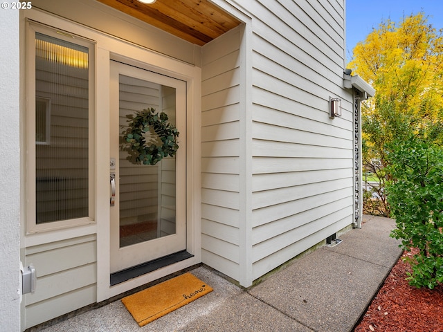 view of entrance to property