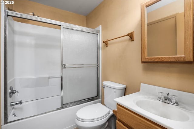 761 Foothill Dr, Eugene, OR 97405 - full bathroom featuring vanity and combined bath / shower with glass door