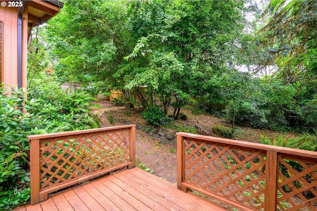 761 Foothill Dr, Eugene, OR 97405 - view of wooden deck