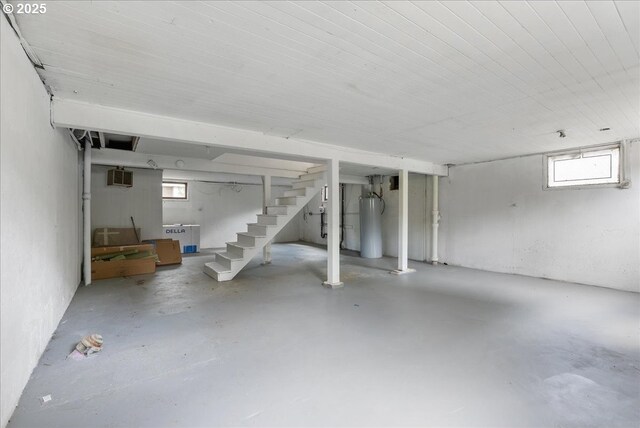 4004 N Montana Ave, Portland, OR 97227 - basement featuring stairway and water heater
