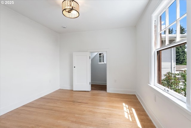 4004 N Montana Ave, Portland, OR 97227 - spare room with plenty of natural light and light wood-style flooring
