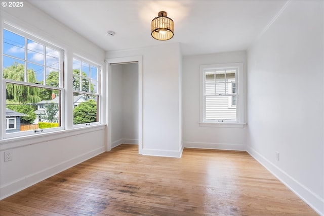 4004 N Montana Ave, Portland, OR 97227 - unfurnished dining area featuring hardwood / wood-style floors and baseboards