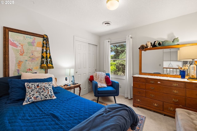16165 NW Blueridge Dr, Beaverton, OR 97006 - bedroom with light colored carpet and a closet