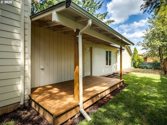 13928 SE Rhone St, Portland, OR 97236 - view of deck