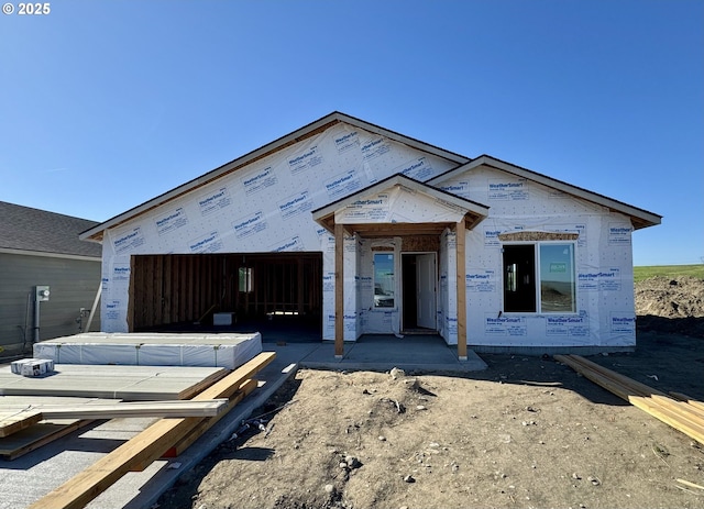 view of property in mid-construction