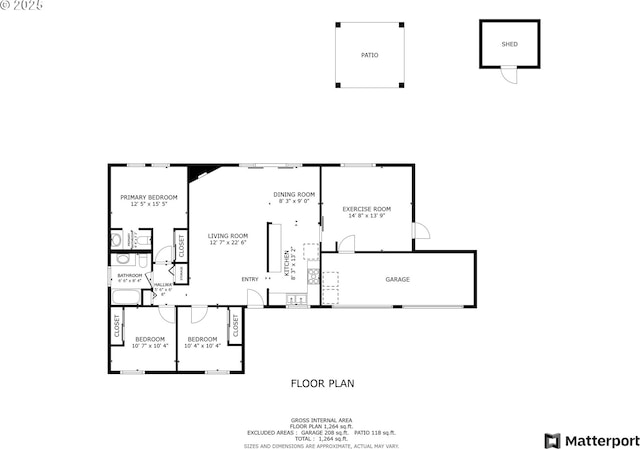 6855 SW Briarcliff Cir, Beaverton, OR 97008 - home floor plan