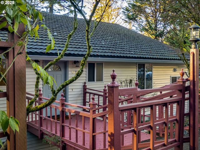 view of deck