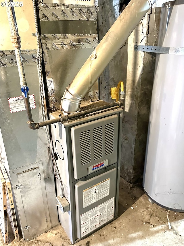 utilities with gas water heater