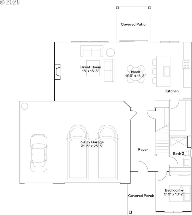 2609 S 7th Way, Ridgefield, WA 98642 - room layout