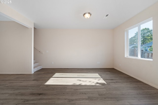 8512 NE 13th Pl, Vancouver, WA 98665 - empty room featuring stairs and wood finished floors