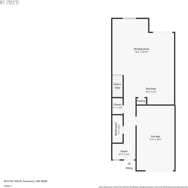 8512 NE 13th Pl, Vancouver, WA 98665 - view of home floor plan