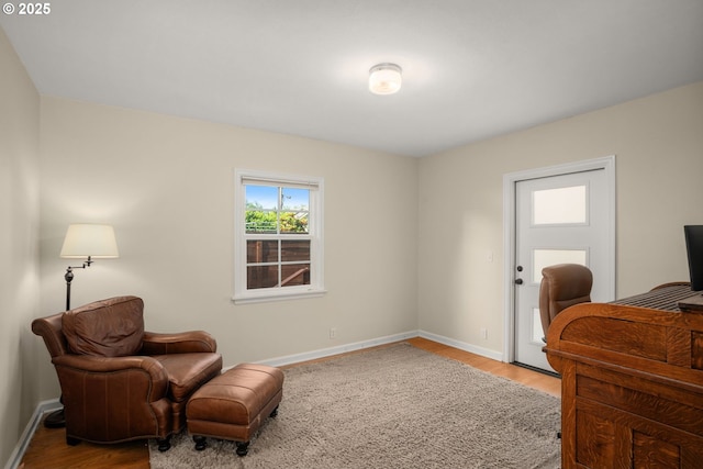 7414 N Chautauqua Blvd, Portland, OR 97217 - living area featuring wood finished floors and an office area