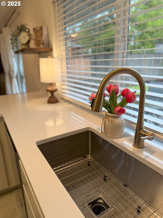 interior details with a sink
