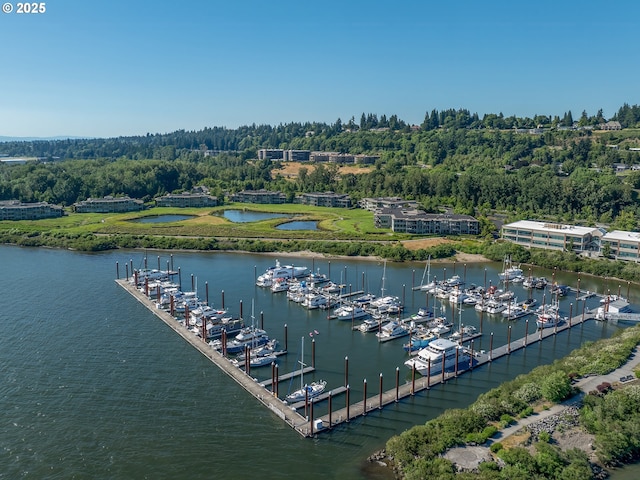 5535 E Evergreen Blvd Unit 7302, Vancouver, WA 98661 - aerial view of numerous boat docks and a nearby body of water