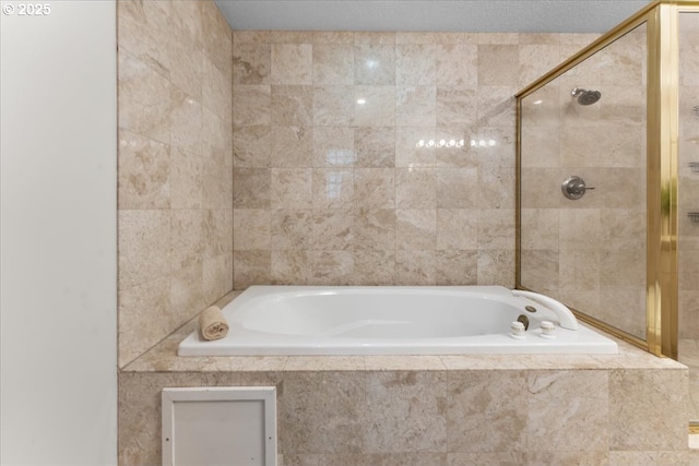 7237 S Corbett Ave, Portland, OR 97219 - bathroom with a bath and a tile shower