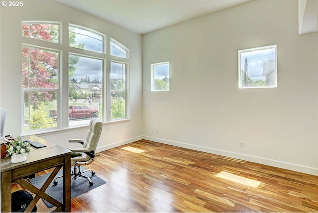 16295 SE Slate St, Damascus, OR 97089 - office space featuring healthy amount of natural light, baseboards, and light wood-style flooring