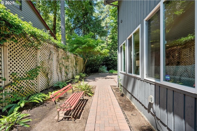 17221 SW Oakenshield Ct, Portland, OR 97224 - fenced backyard featuring a patio area