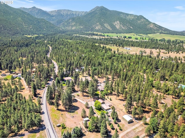 14955 Profitt Loop, Baker City, OR 97814 - aerial view of property's location featuring a mountain backdrop